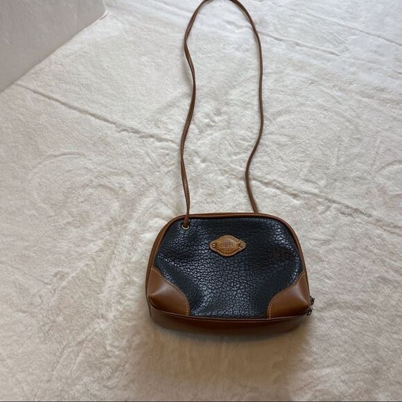Esprit Black and Brown Crossbody Purse - Picture 1 of 11